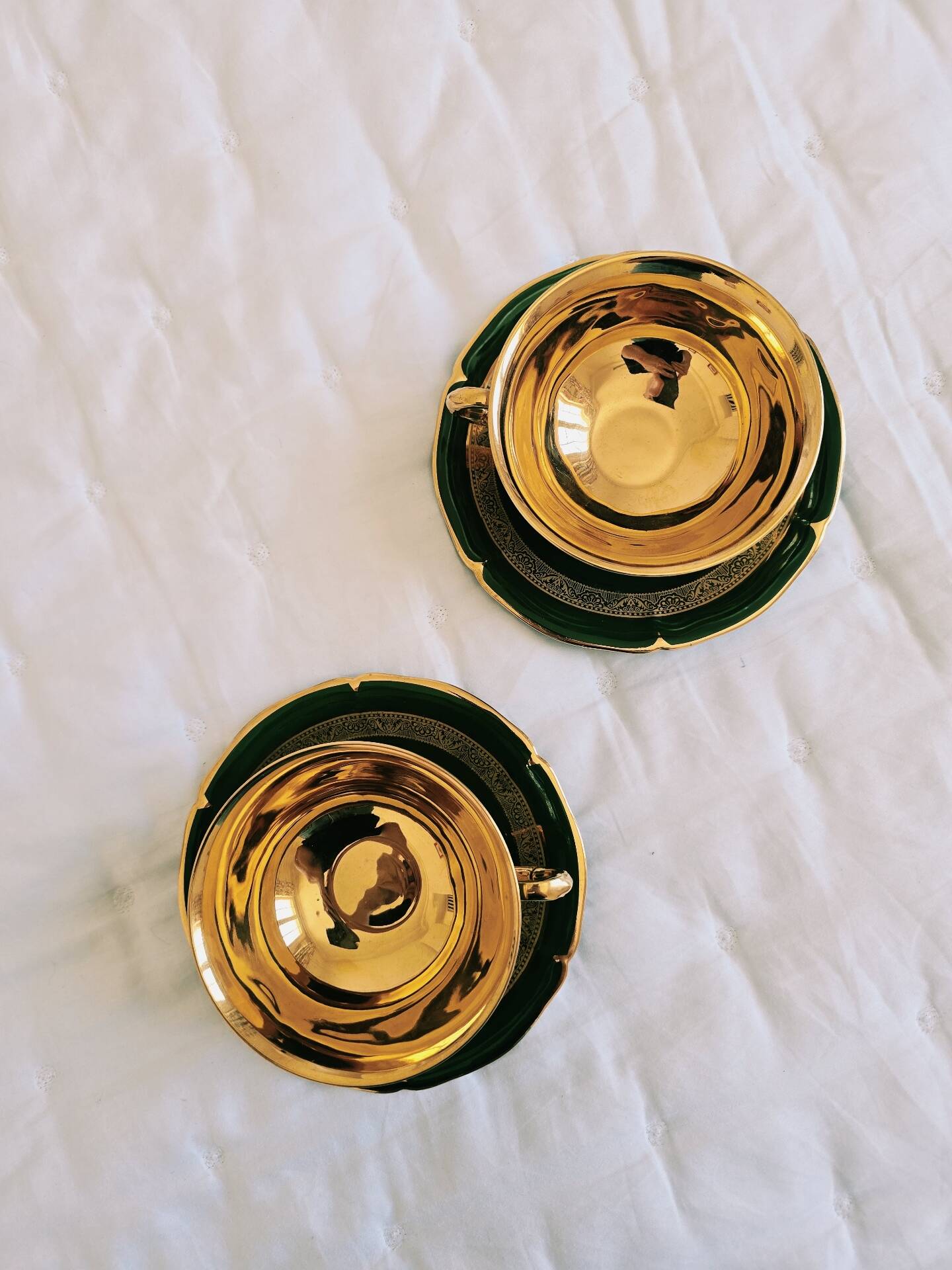 Pair of cups Lengle Limoges France