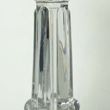 19th century moulded crystal candlestick