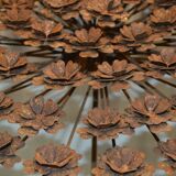 Wrought iron flower for the garden