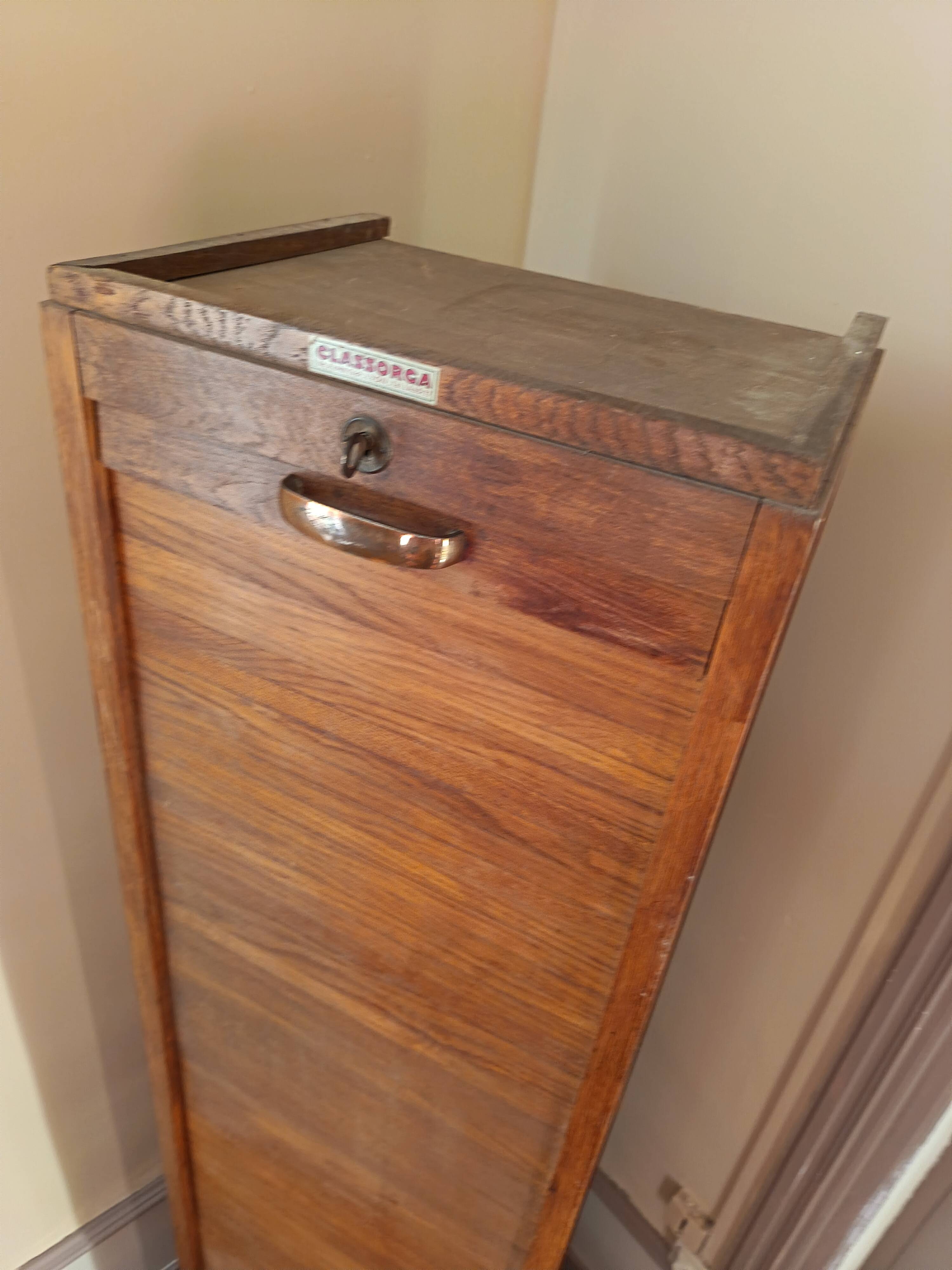 Large curtain cabinet "Classorga" early 20th century