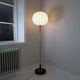 Art Deco Floor Lamp in Brass with Blackened Wood, 1940s