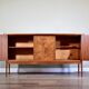 Vintage Vanson For Heal's Danish Style Walnut Sideboard. Delivery. Modern /