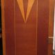 armoire 1930 trois portes chêne clair