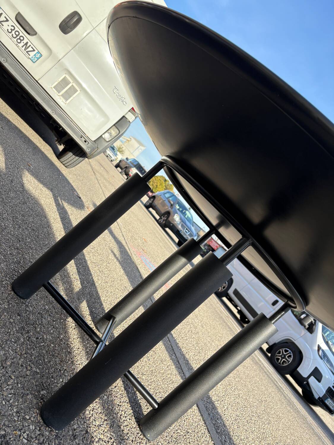 Glass dining table, 1980