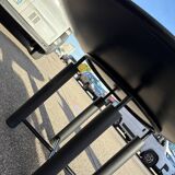 Glass dining table, 1980