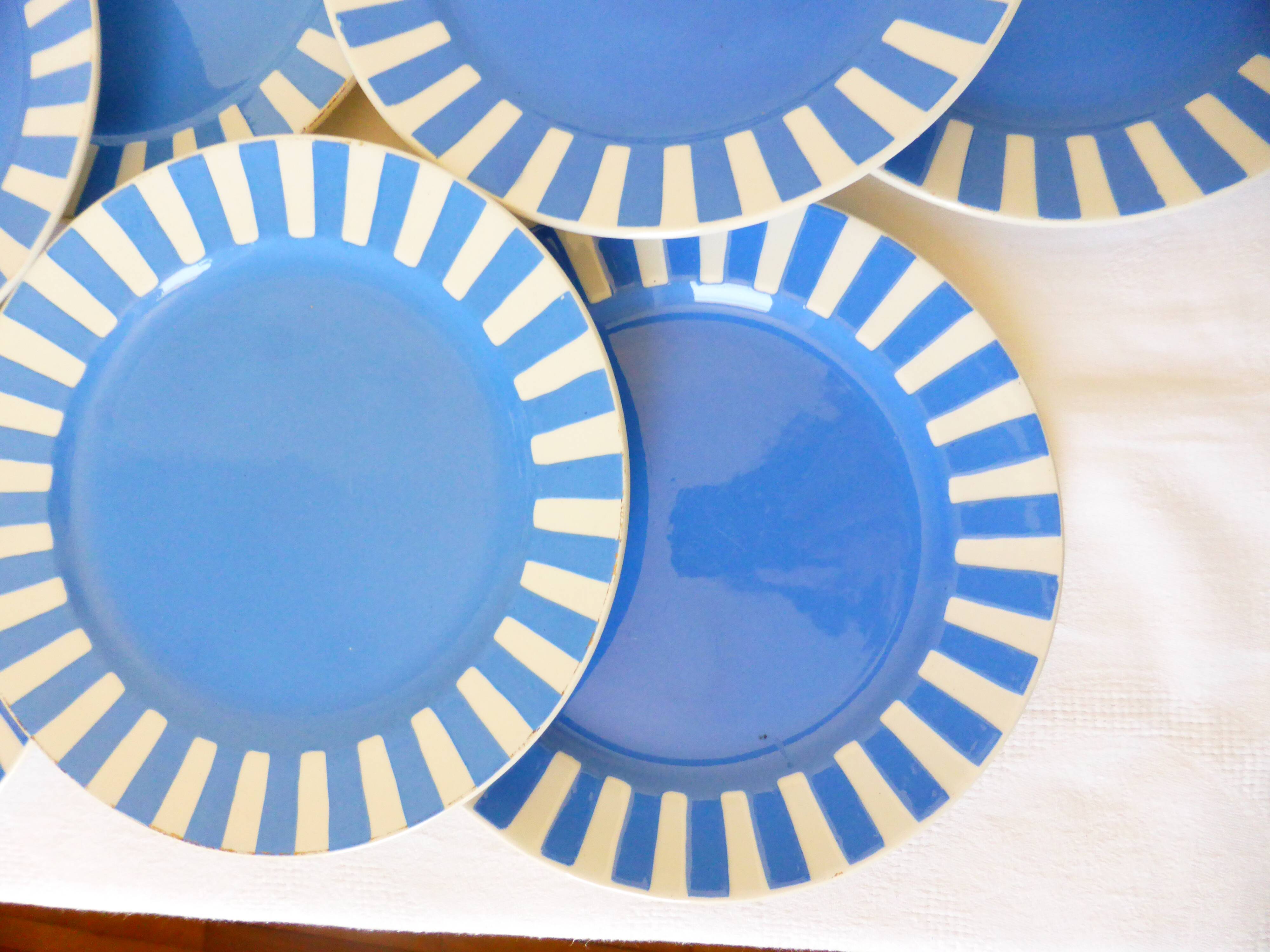 7 Sarreguemines dessert plates model Fox Trott 2106188