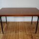 Vintage modernist teak table by Paul Geoffroy for Roche Bobois, 1960.