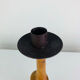 Bougeoir bois vintage 