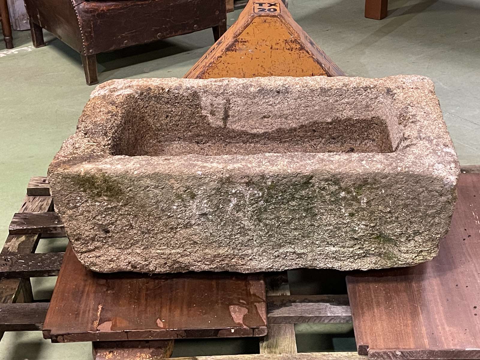 19th century Breton granite trough