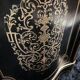 Boulle Napoleon III violin-shaped sideboard at waist height