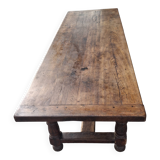 Large oak farmhouse table