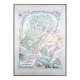 Saint-Germain-en-Laye, printed map from 1883.