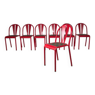 7 tolix chairs