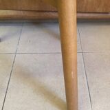 Italian chair from the 80s, in wood and metal