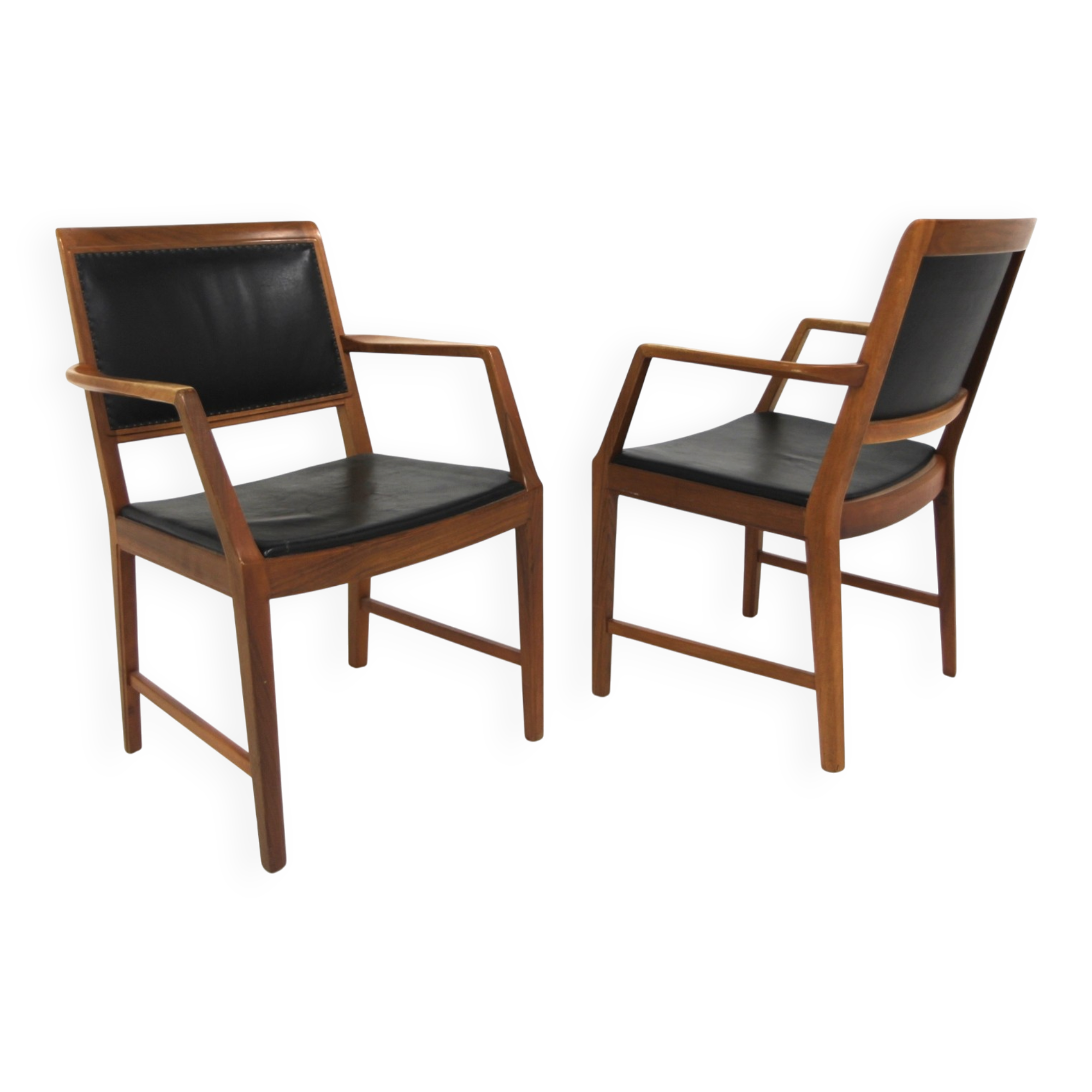 Set of 2 armchairs "Facett 4-132", Bertil Fridhagen, Bodafors, Sweden, 1950
