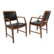 Set of 2 armchairs "Facett 4-132", Bertil Fridhagen, Bodafors, Sweden, 1950