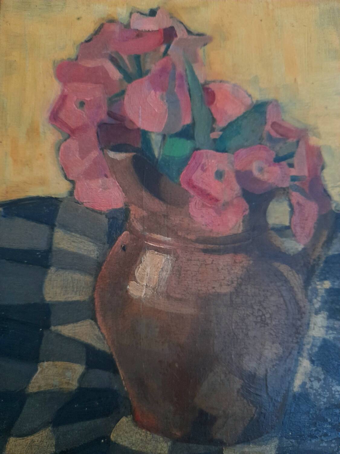 Nature morte bouquet de fleur fauve