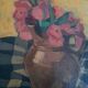 Nature morte bouquet de fleur fauve