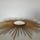 Curved sunny mirror Chaty Vallauris from the 60's - 71x71