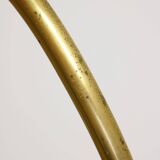 Mid-Century Arched Floor Lamp in Brass