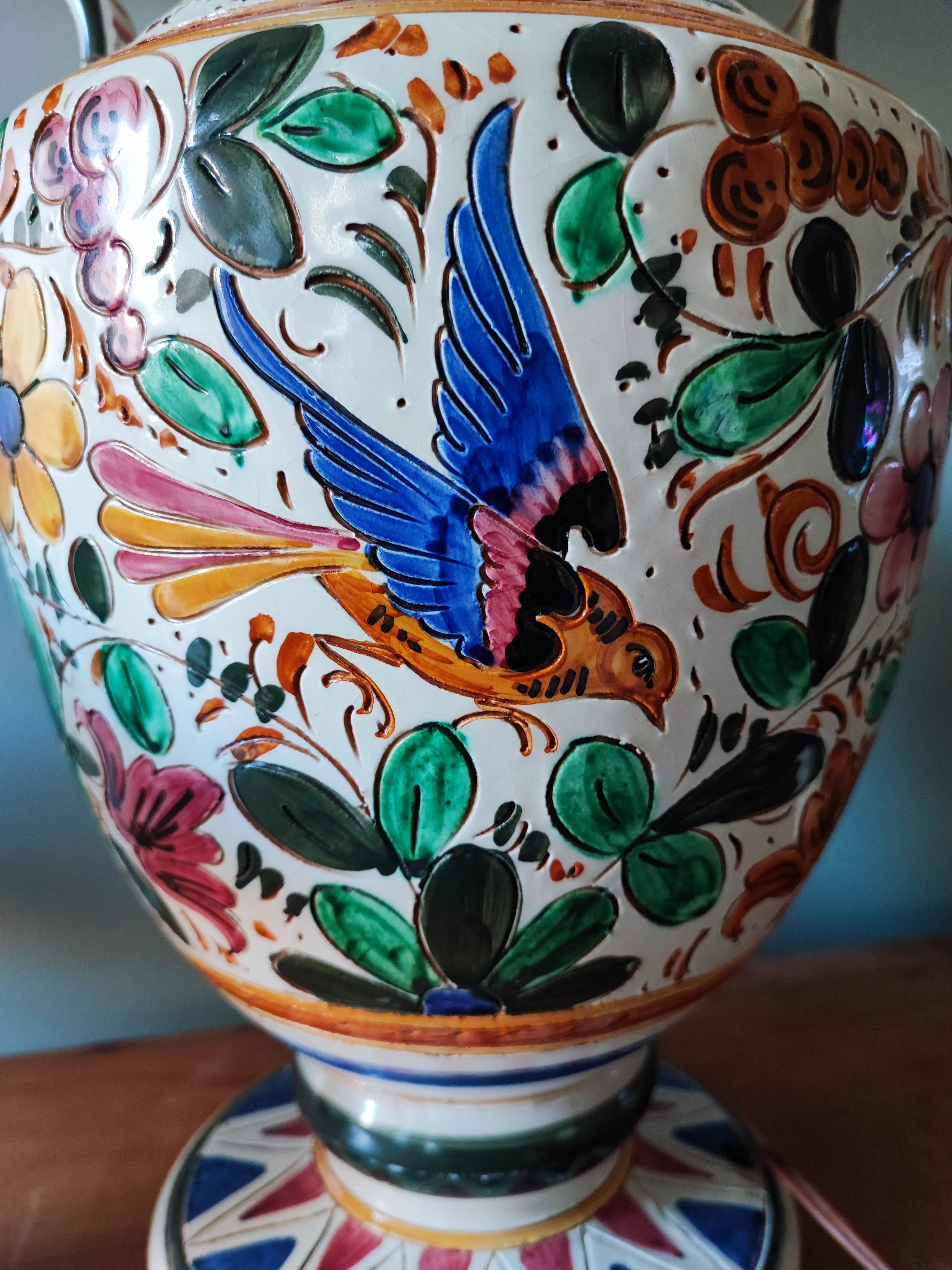 Ceramic lamp Alberto DERUTA