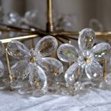 Ceiling flowers in murano glass and brass