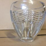 Large Art Deco vase in Baccarat crystal