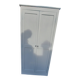 beautiful Parisian wardrobe 2 doors light gray 1920/40 + key
