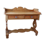 English desk in ancient pine
