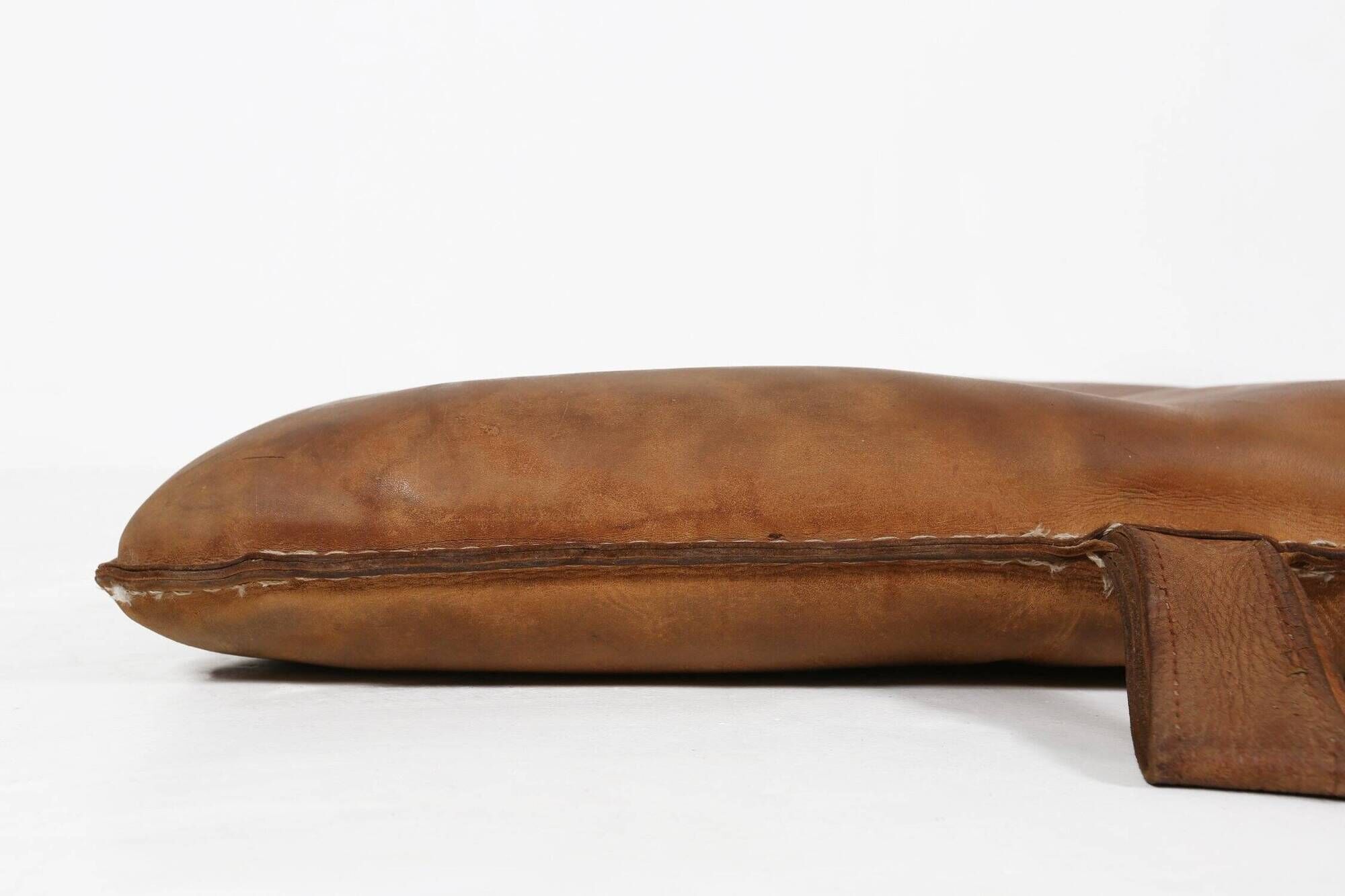 Vintage Thick Leather Gym Mat, 1930s