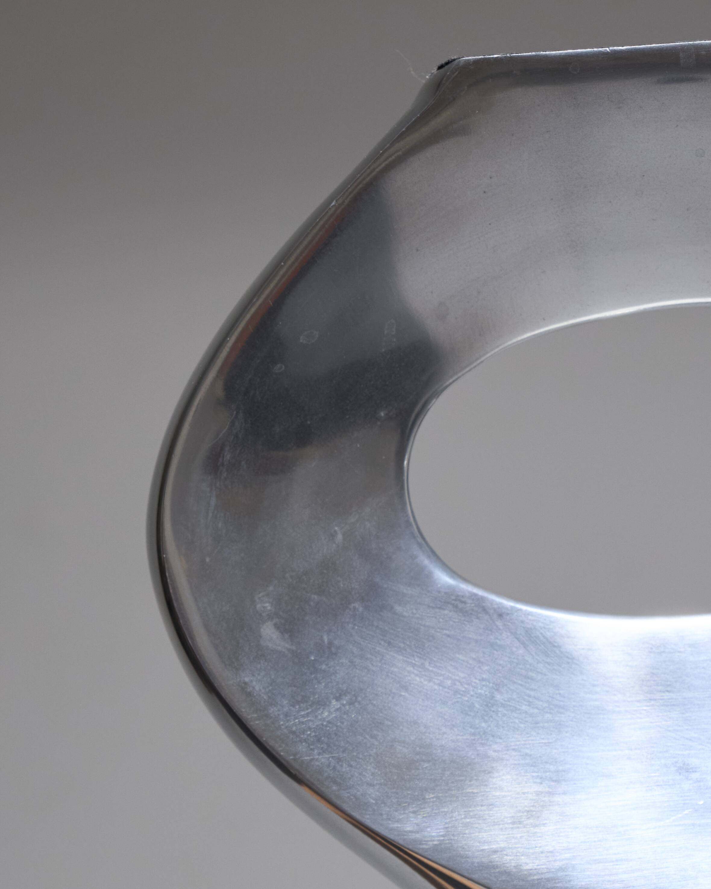 Metal soliflore vase, 1980s