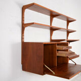 Vintage modular wall system by Poul Cadovius