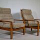 Teak Highback Lounge Chairs by L. Olsen & Søn, Set of 2, Denmark, 1960s
