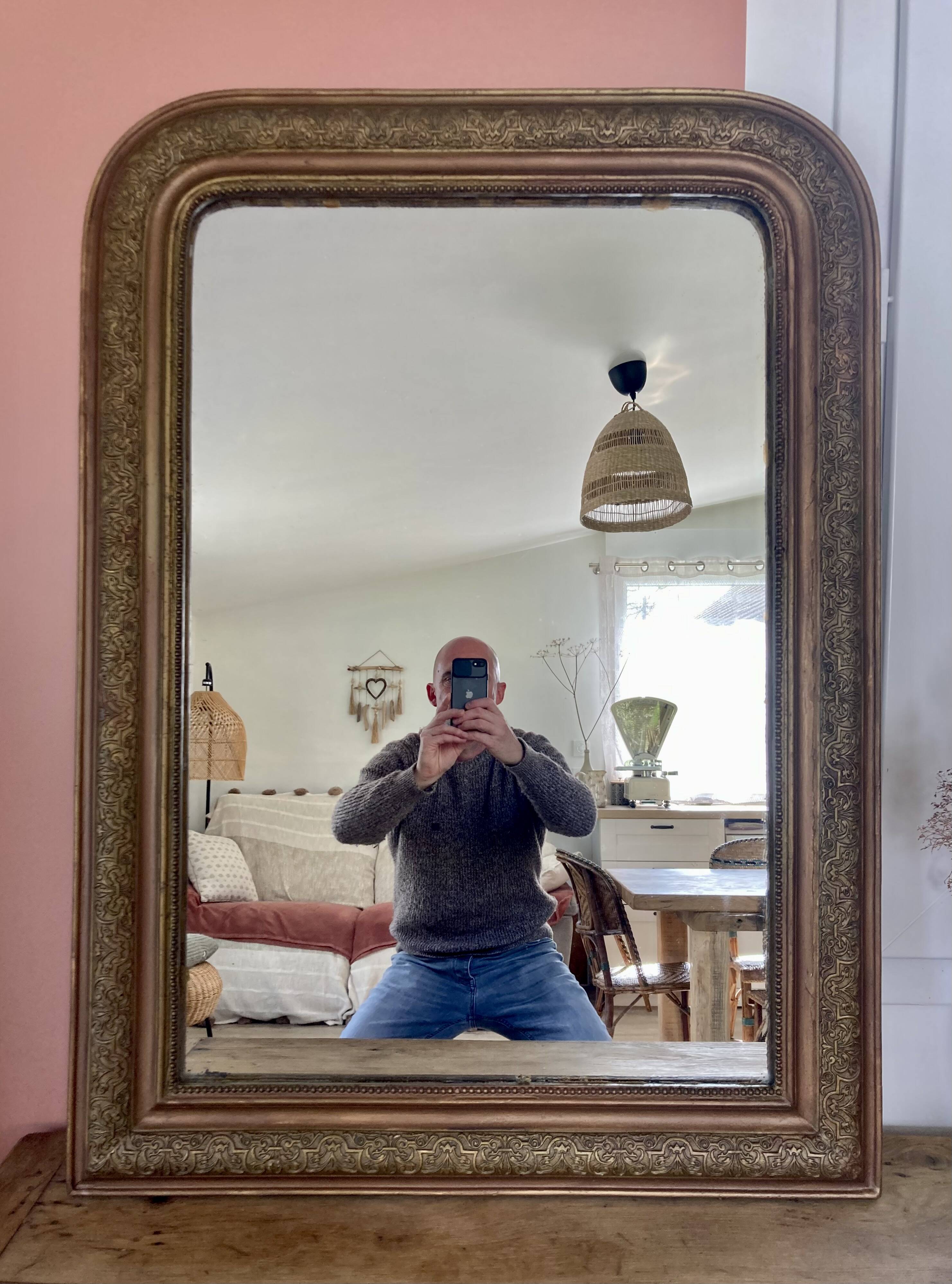 Restored old mirror