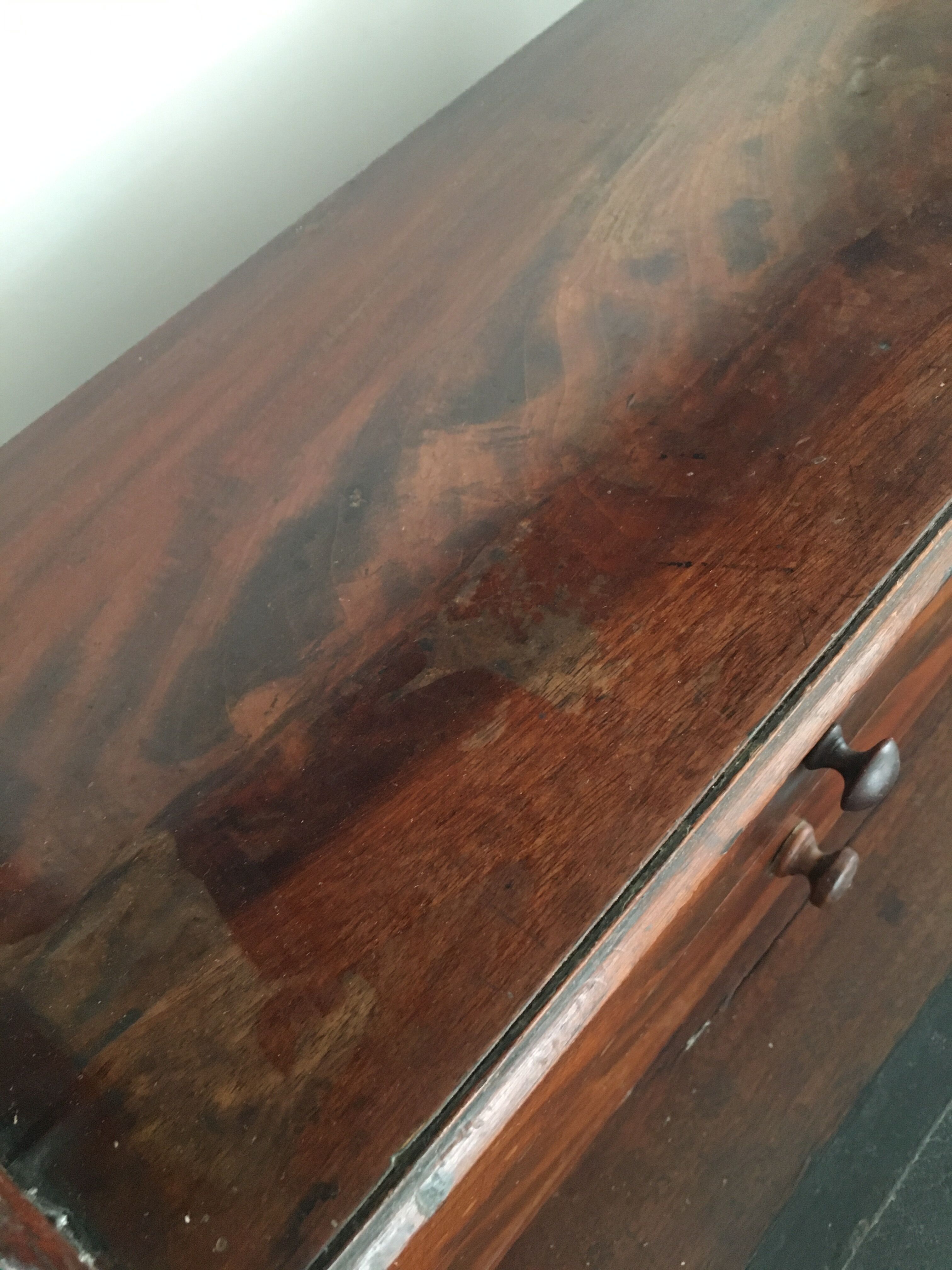 Wooden secretary office