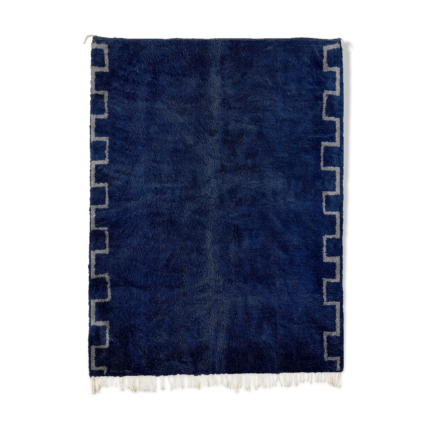 Modern Moroccan dark blue carpet 300x370cm