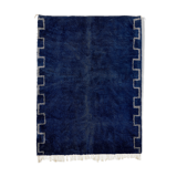 Modern Moroccan dark blue carpet 300x370cm