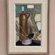 Original Swedish Oil on Canvas – “Still Life” by Harry Holmberg – Signed – Dated 1956 – Vintage & Framed – 47 × 34.5 cm (18.5" × 13.6")