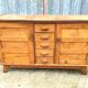 Vintage René Gabriel oak sideboard