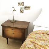 Pair of vintage bedsides