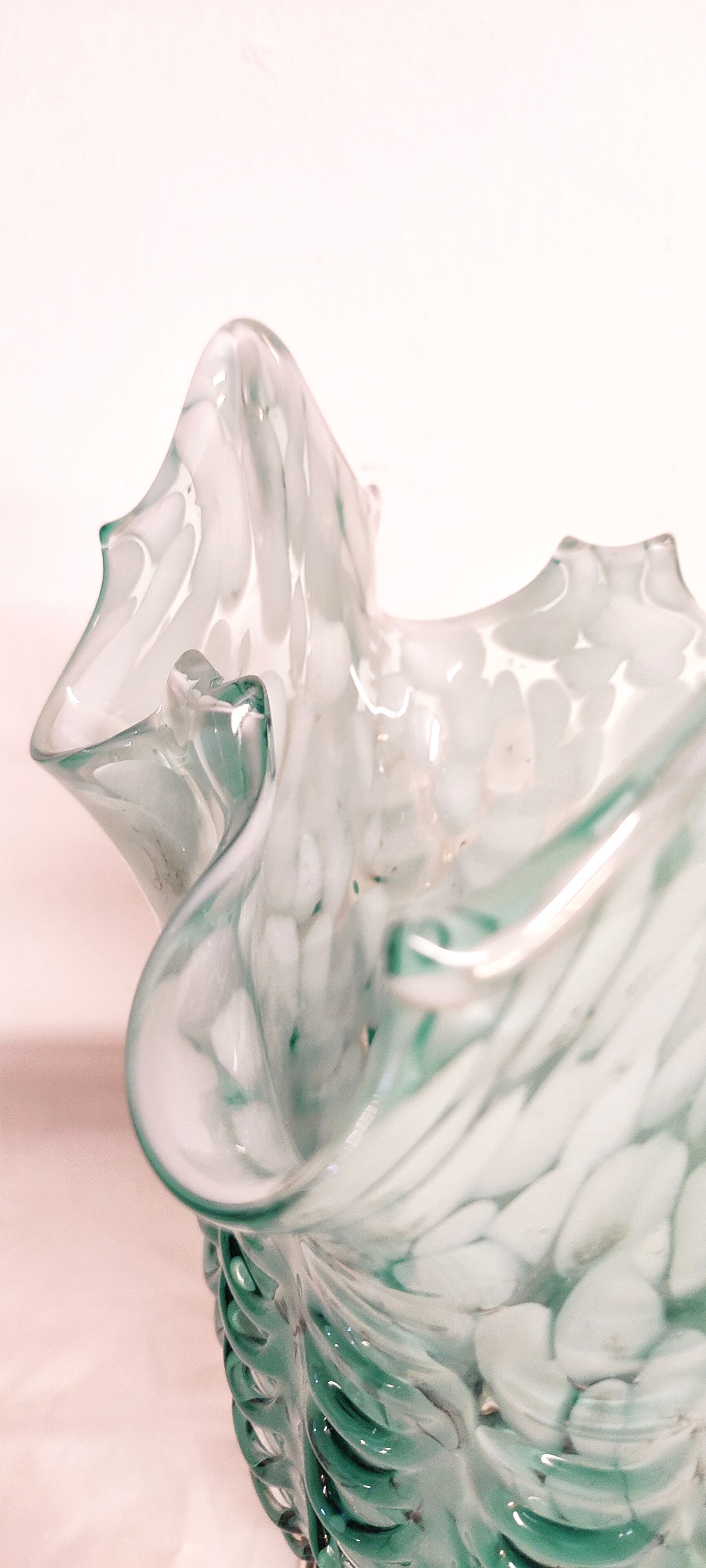 Blue Murano glass vase, Italy, 1970s