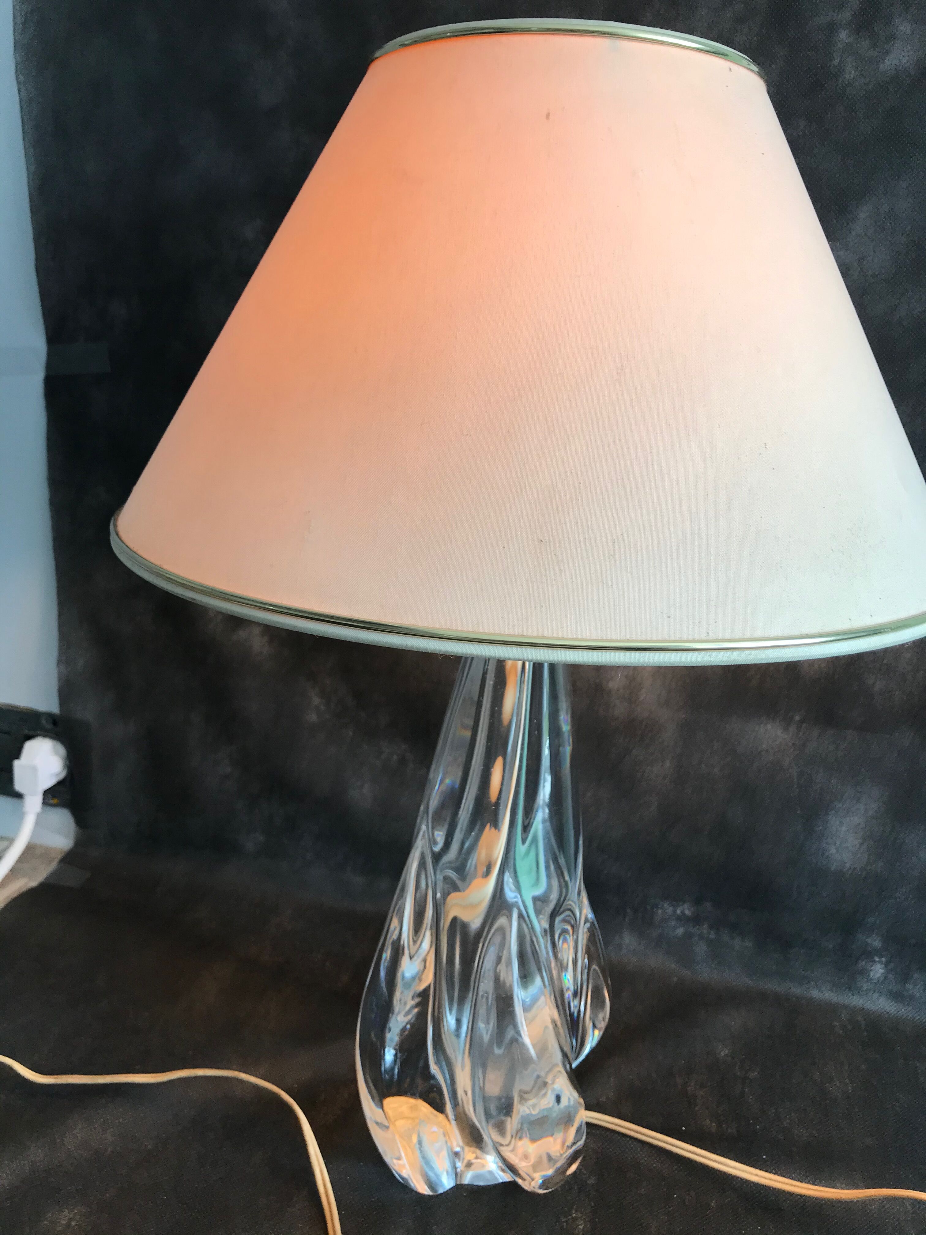 Pied de lampe Joseph Bleichner Manufacture de Saint Louis