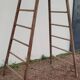 Double ladder for market gardening, fruit harvest, old wooden picking - 3m65