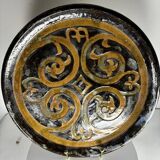 Plat vallauris Louis Giraud vintage 1930 XXL Art Déco