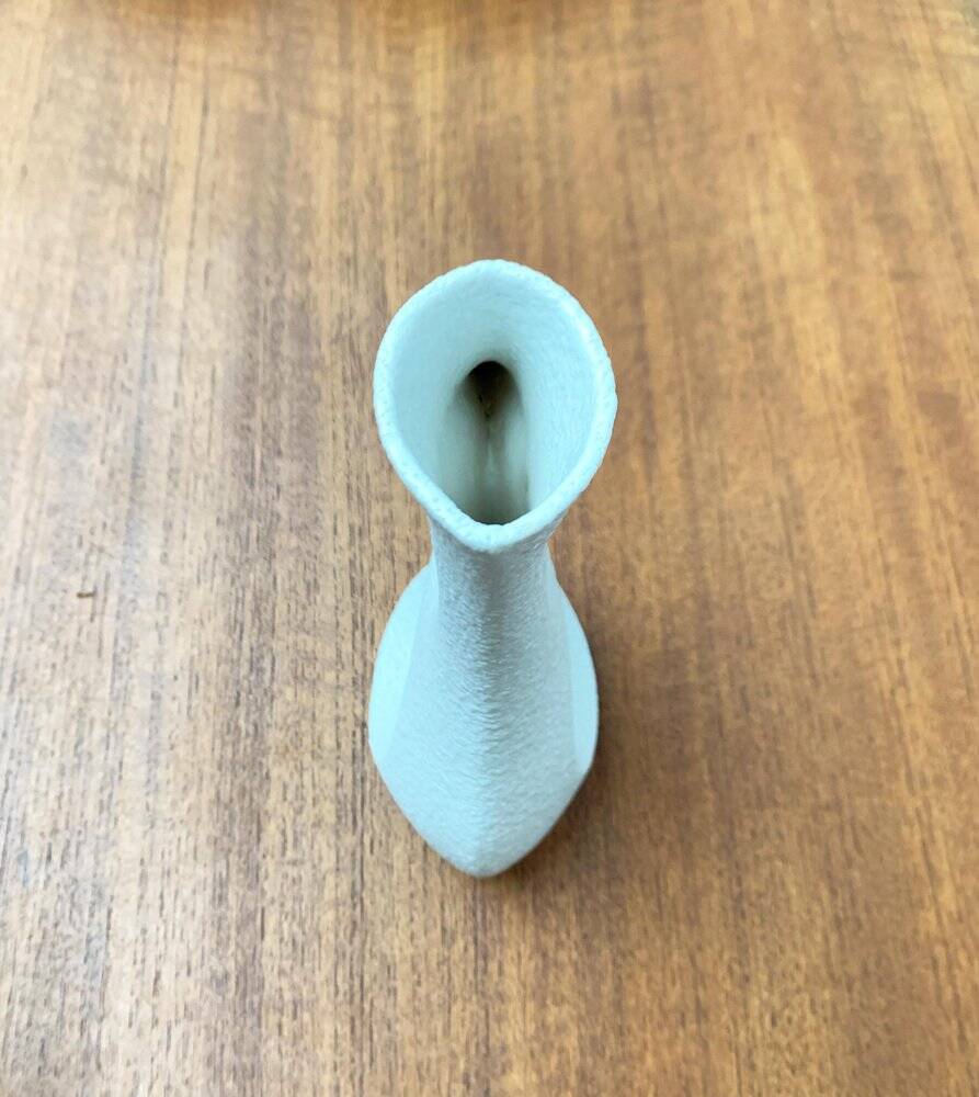 White sculptural vases by Peter Müller for Sgrafo Modern, 1960s, set of 6.