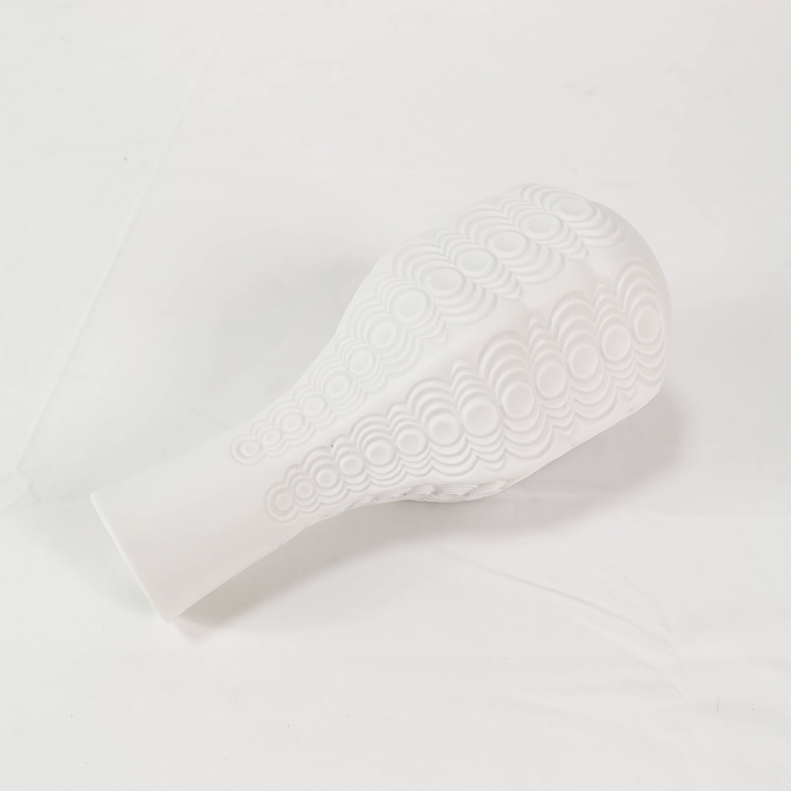 Op Art biscuit vase, Seltmann Weiden, Germany, 1960s.