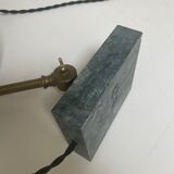Articulated brass lamp