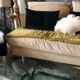Coffee table smoked glass and chrome