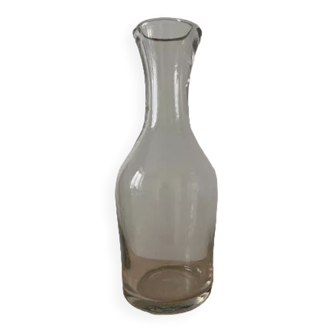 Carafe in thick white glass