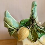 Old Lonchamp earthenware basket